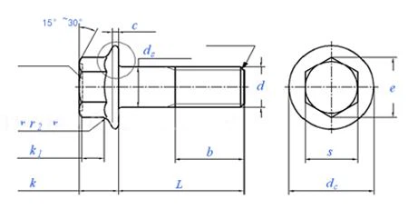 DIN6921 flange bolts